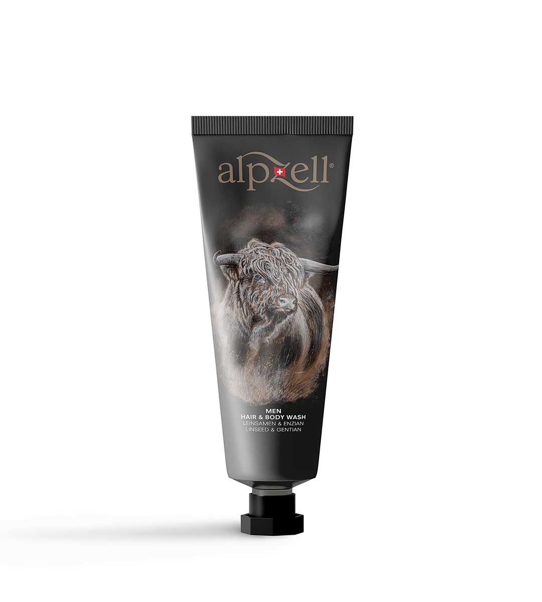 Alpzell Hair & Body Wash für Männer (200 ml) – Schweizer Pflege aus dem Appenzell