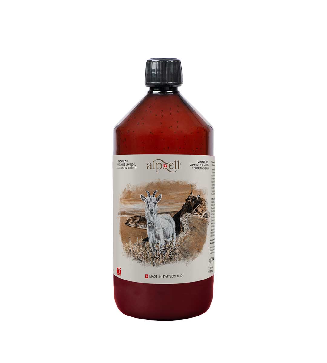 Alpzell Nachfüllpack Duschgel (1000 ml) LAST CHANCE – Schweizer Pflege aus dem Appenzell