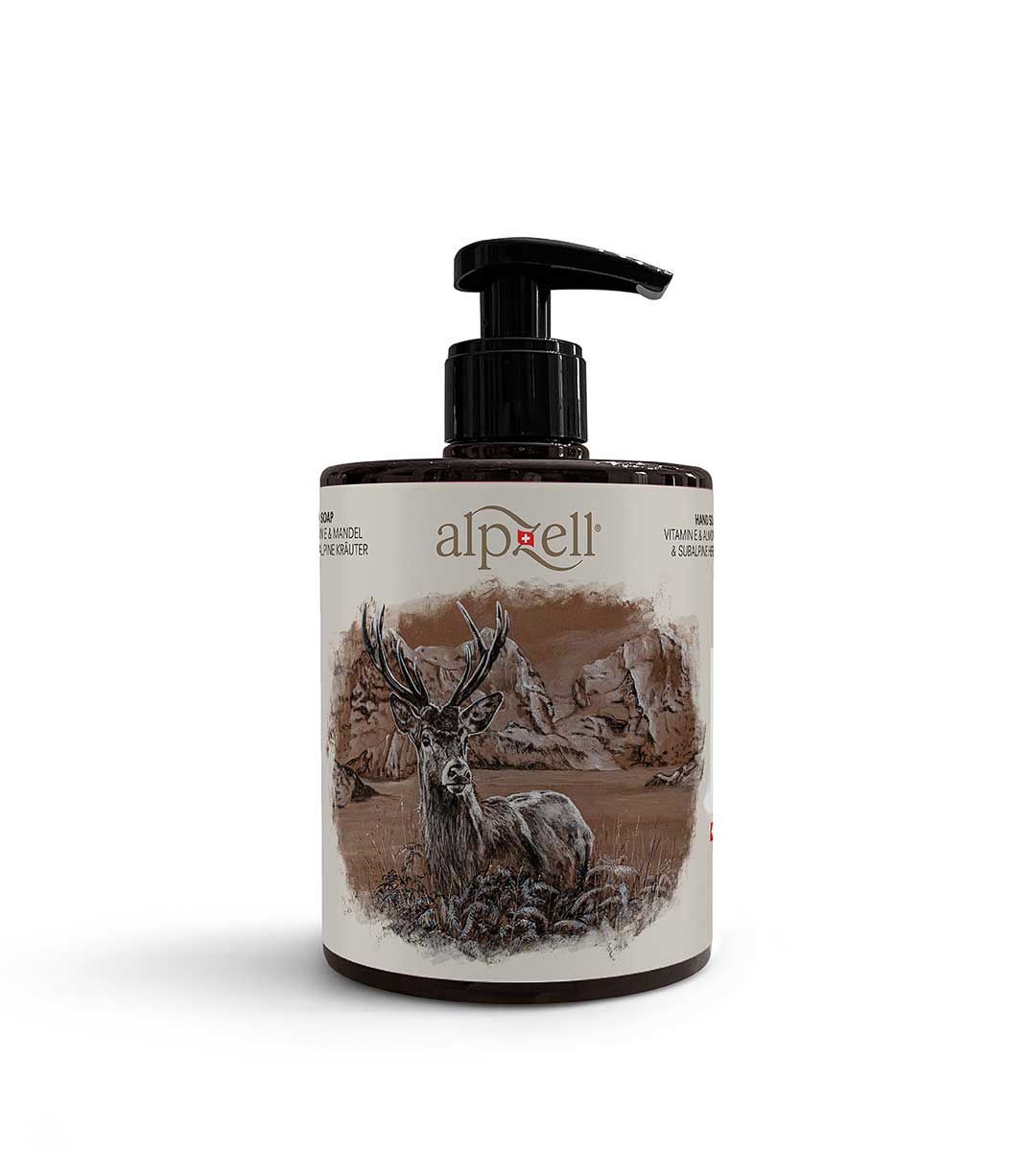 Alpzell Handseife (500 ml) – Schweizer Pflege aus dem Appenzell