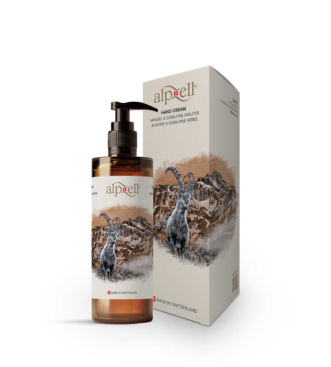 Alpzell Handcreme (300 ml) – Schweizer Pflege aus dem Appenzell